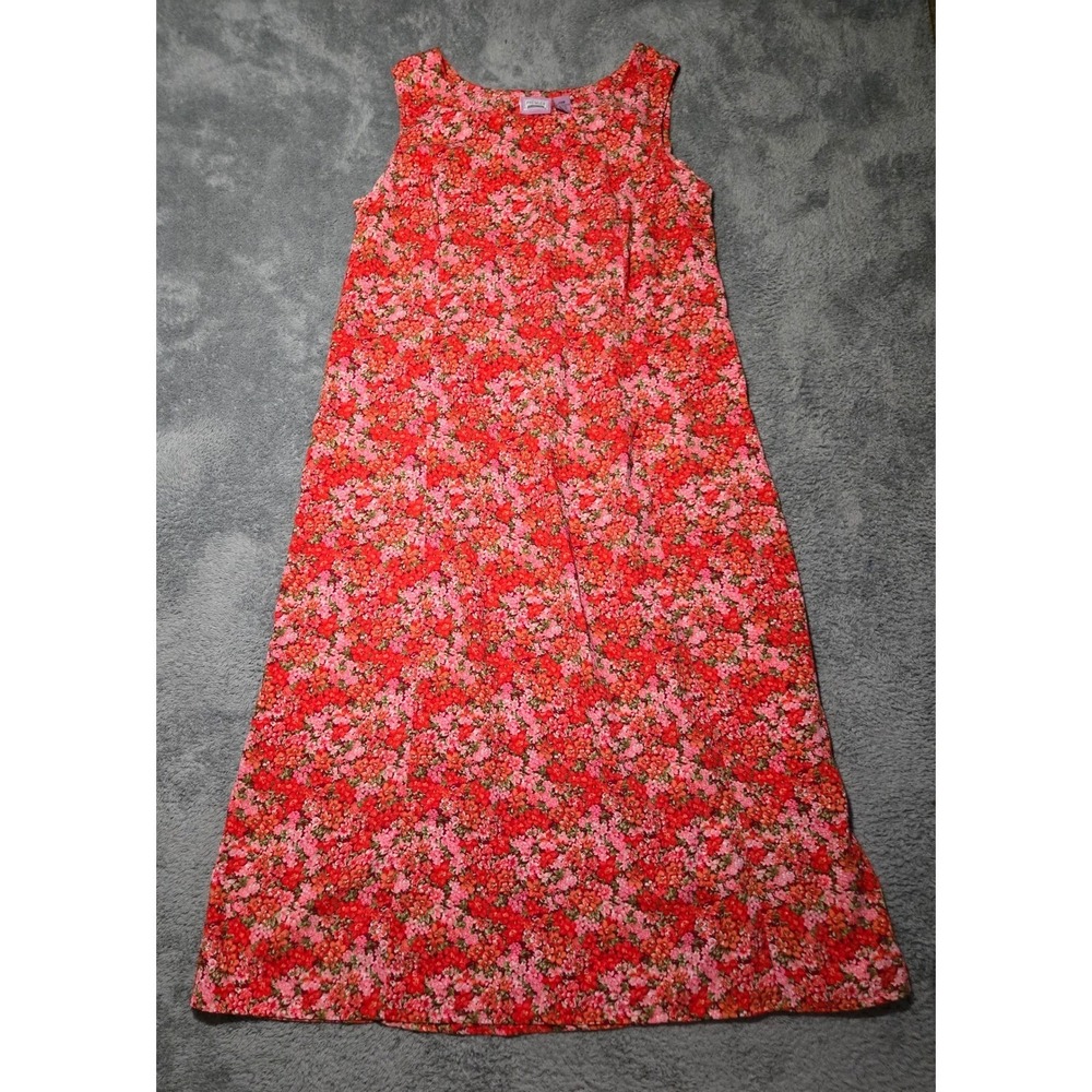 VTG Premier International Floral Sleeveless Maxi Dress 20W Cottagecore Boho